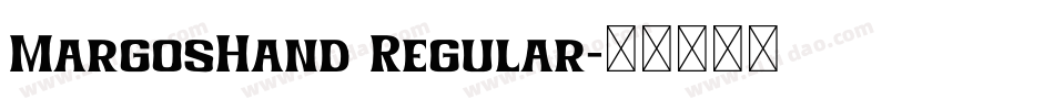 MargosHand Regular字体转换